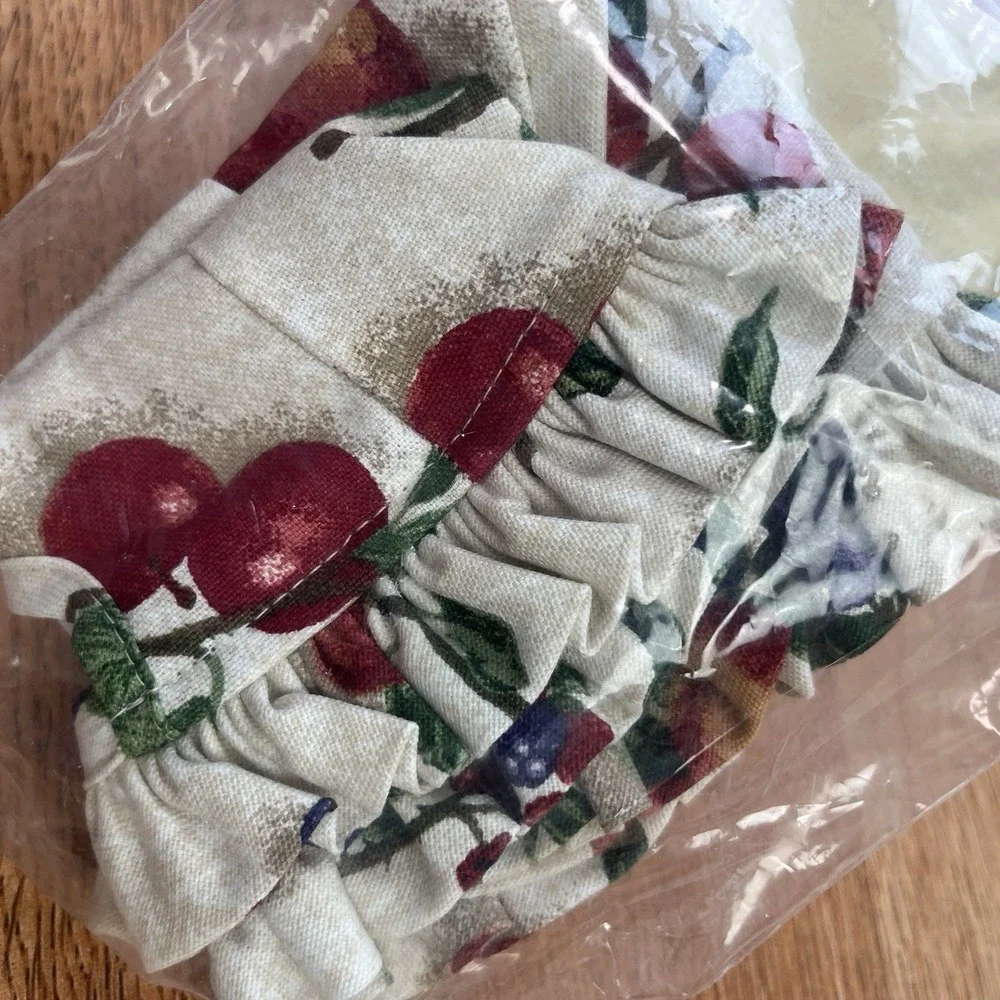 Longaberger Fabric Liner for Small Peg Basket Fruit Medley NEW LINER‎ ONLY